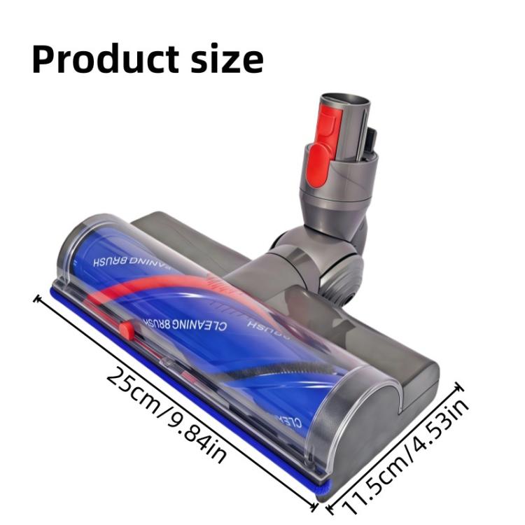 For Dyson V7/V8/V10/V11/V15 High Torque Direct-Drive Cleaner Head with Green Laser Dust Detection