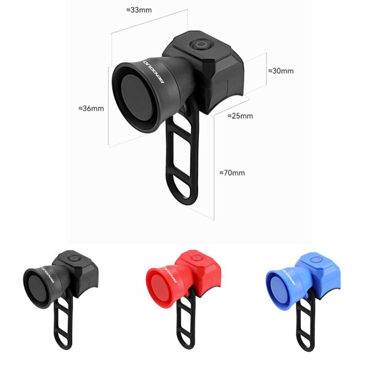 BENGGUO Bicycle Electronic Bell Mini Waterproof Cycling Equipment, Charging Black, Charging Red, Charging Blue, Battery Black, Battery Red, Battery Blue