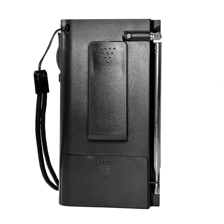 INDIN BC-R955 Portable AM/FM Radio with High-Fidelity Sound & Clip-On Design Sports Outdoor Player