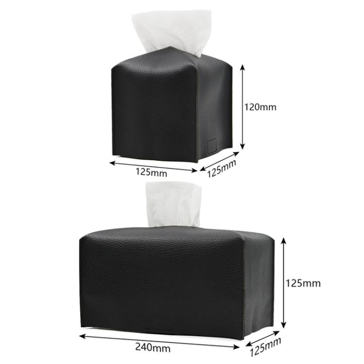 Square Leather Paper Towel Box Paper Towel Bedroom Tissue Box