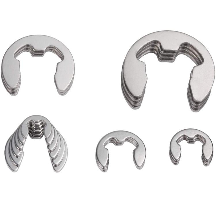 400pcs /Set 1.5-15mm Stainless Steel E-Type Open Circlips Boxed