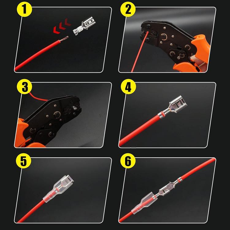 360pcs /Set Cold Press Terminal Block Spring Insert and Cover Set