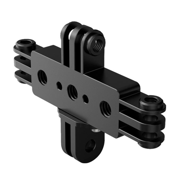 Aluminum Alloy 3 Station Live Streaming Stand Action Camera Multi Functional Expansion Adapter Accessory, 3 Card, 2 Card To 3 Card, 1/4 Pitch To 3 Card, 1 Inch Ball Head To 3 Card, 17mm Ball Head To 3 Card