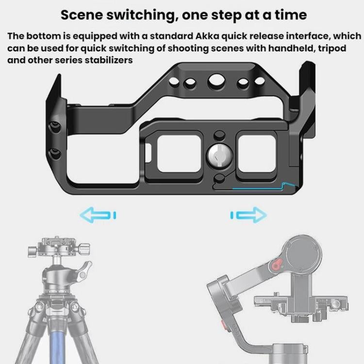 For Sony ZV-E10 II 2nd Generation Camera Cage DSLR Photography Live Streaming Protective Frame Stabilizer Kit