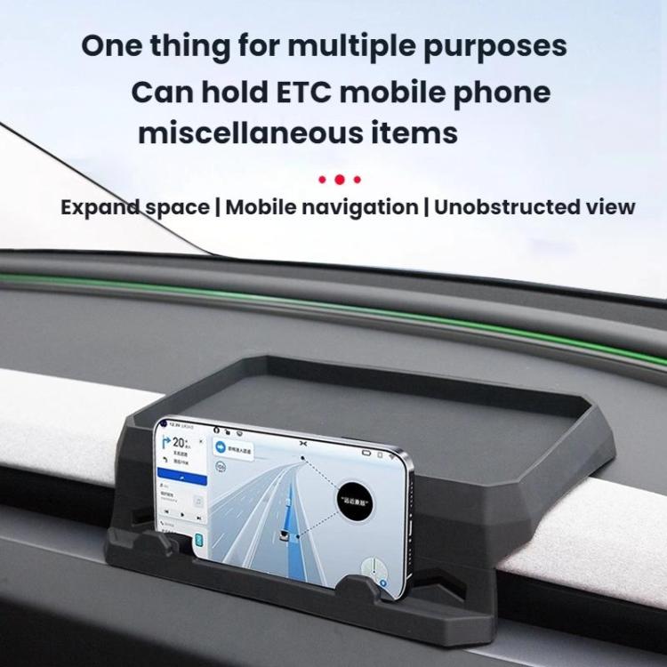 For Tesla 2024+ Model 3 Highland Dashboard Tissue Storage Tray