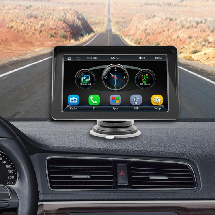 7-inch HD Touch Screen + HD 8-light Reversing Image Wireless Carplay Car MP5 Player