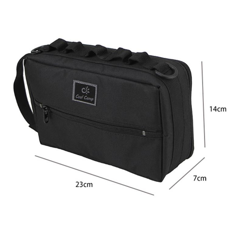 COOL CAMP CF-3303 Car Tissue Hanging Bag Outdoor Camping Tool Tableware Storage Bag
