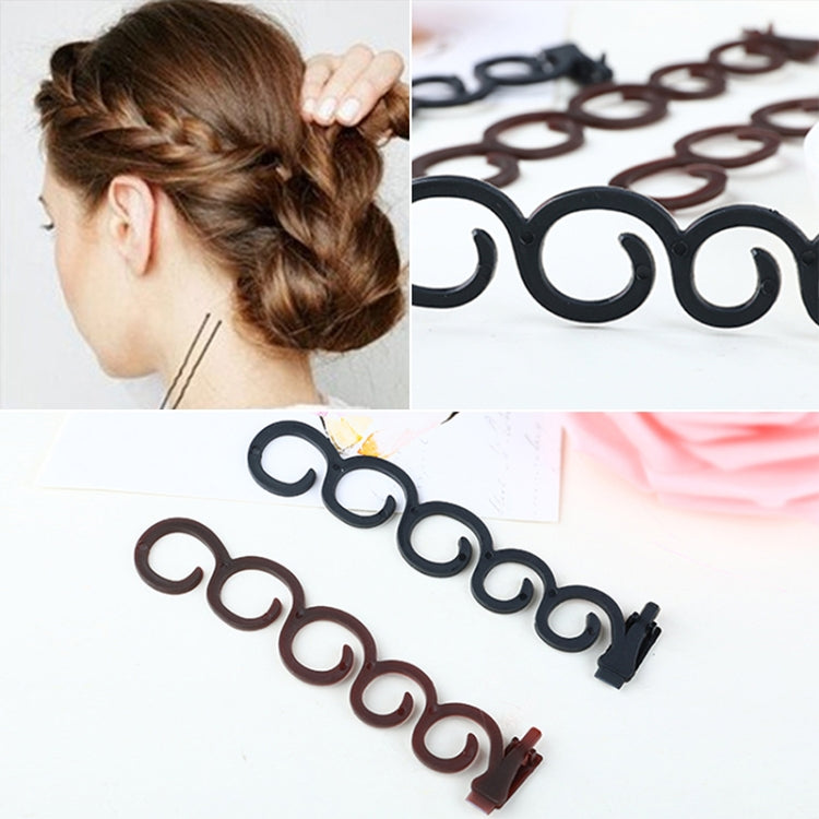 Elegance Hair Braider Flower Magic Hair Clip Queue Twist Plait Hairstyle Styling Accessories,Size:13.5x2.5cm