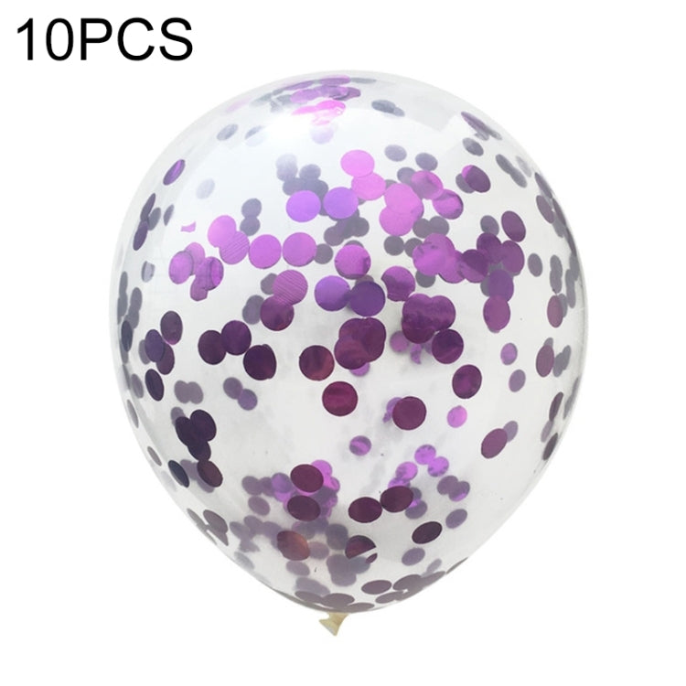 10 PCS 12 Inch Confetti Balloons Wedding Decoration Happy Birthday Party Latex Balloon