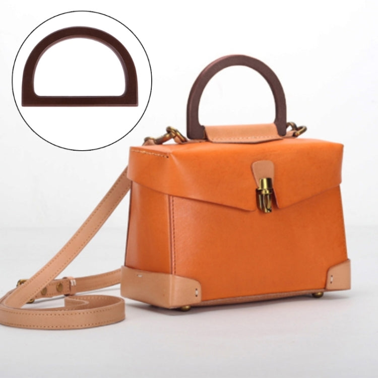 D-shaped Wooden Handle Handbag Accessories