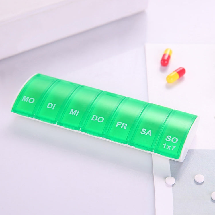 Portable Seven-part Mini Storage Pill Box