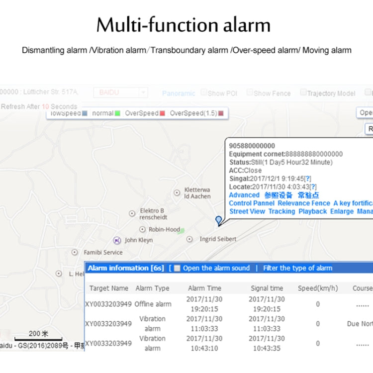 TK108 2G 2PIN Realtime Car Truck Vehicle Tracking GSM GPRS GPS Tracker, Support AGPS