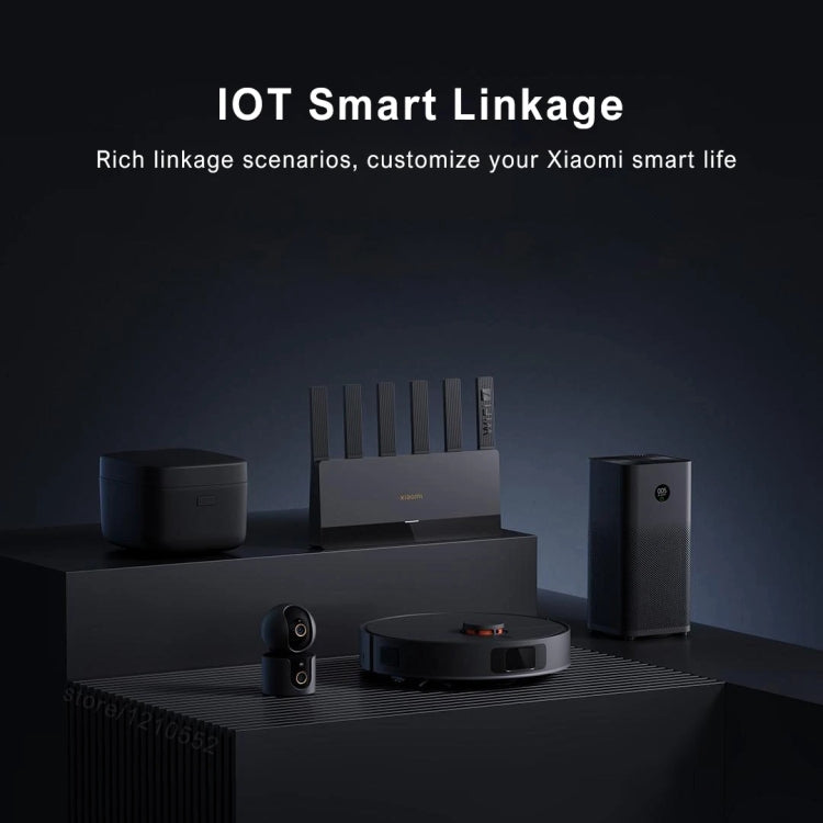 Xiaomi Router BE6500 WiFi 7 2.4GHz 5.0GHz Dual Band 4-Core 2.5G Port, US Plug