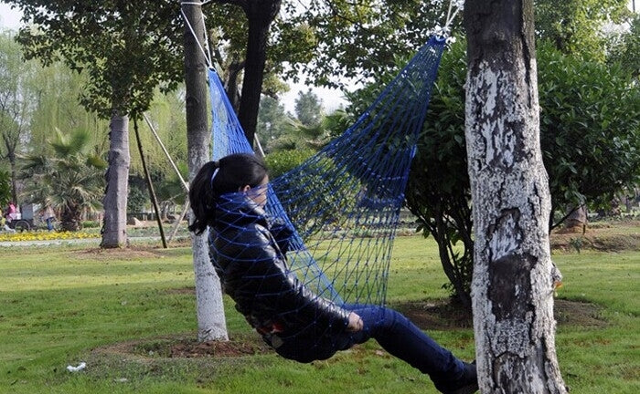 Outdoor Color Mesh Hammock
