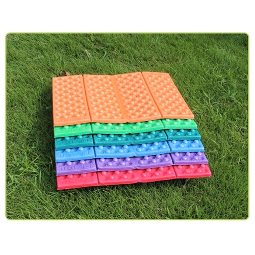 2 PCS Portable Folding Cellular Massage Cushion Outdoors Damp Proof Picnic Seat Mats EVA Pad