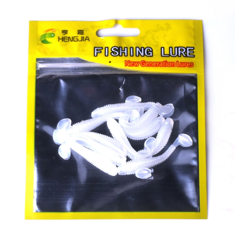 HENGJIA SO041 5cm/0.6g 10 PCS Fishing Wobbler Soft Jigging Fishing Lure Worm Swimbaits Silicone Bait