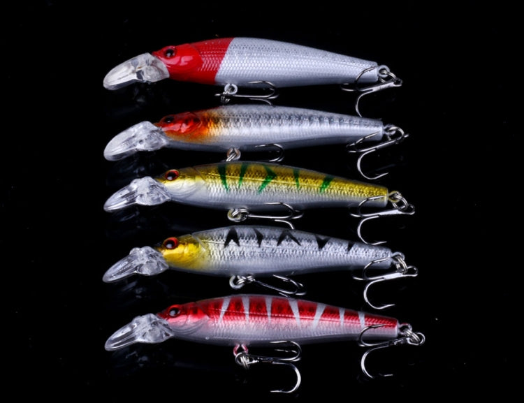 HENGJIA Set056 56 PCS Sequin Set Metal Sequins False Bait Fresh Sea Bass Fishing Bait Set, Length: 3 to 10cm, Bagged