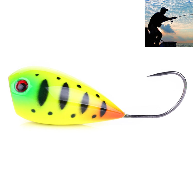 HENGJIA PO036 8cm/13g Big Mouth Single Hook Hitting Water Wave Hard Bait Lure Outdoor Fishing Gear Lure Fishing Bait Fishing Tackle