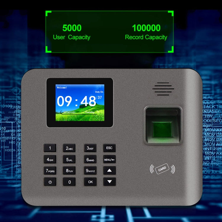 Realand AL321 Fingerprint Time Attendance with 2.4 inch Color Screen & ID Card Function