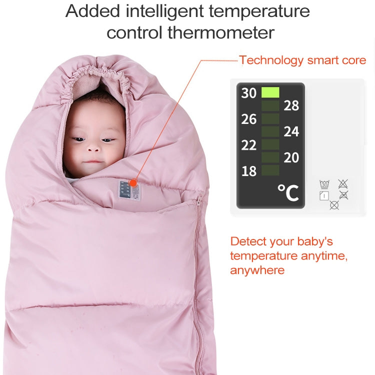 Baby Sleeping Bag Thickened Warm Newborn Quilt, Size:80cm, for 0-1 Years Old