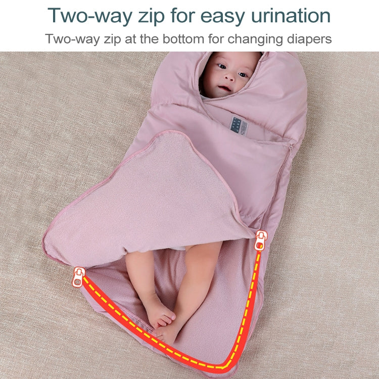 Baby Sleeping Bag Thickened Warm Newborn Quilt, Size:80cm, for 0-1 Years Old