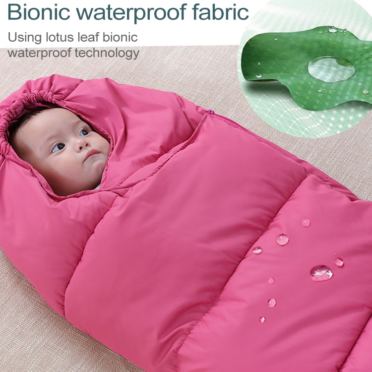Baby Sleeping Bag Thickened Warm Newborn Quilt, Size:80cm, for 0-1 Years Old