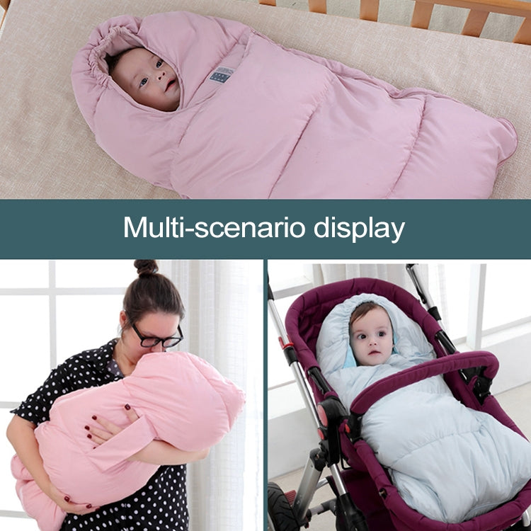 Baby Sleeping Bag Thickened Warm Newborn Quilt, Size:80cm, for 0-1 Years Old