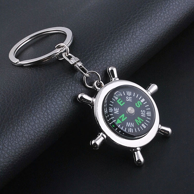 Creative Rudder Compass Style Keychain