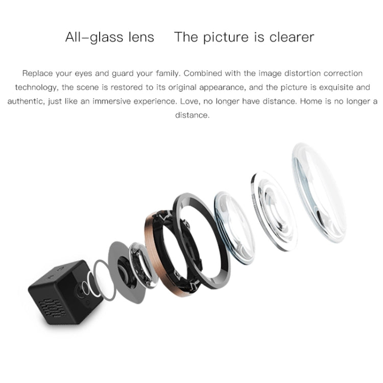 CAMSOY S1 HD 1280 x 720P 140 Degree Wide Angle Wireless WiFi Intelligent Surveillance Camera