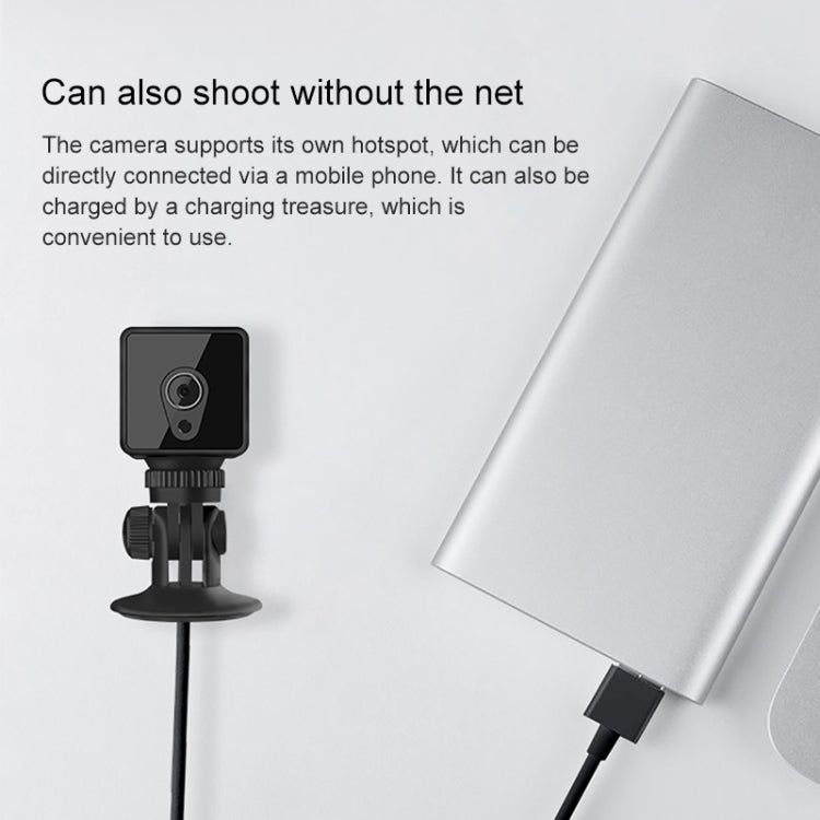 CAMSOY S1 HD 1280 x 720P 140 Degree Wide Angle Wireless WiFi Intelligent Surveillance Camera