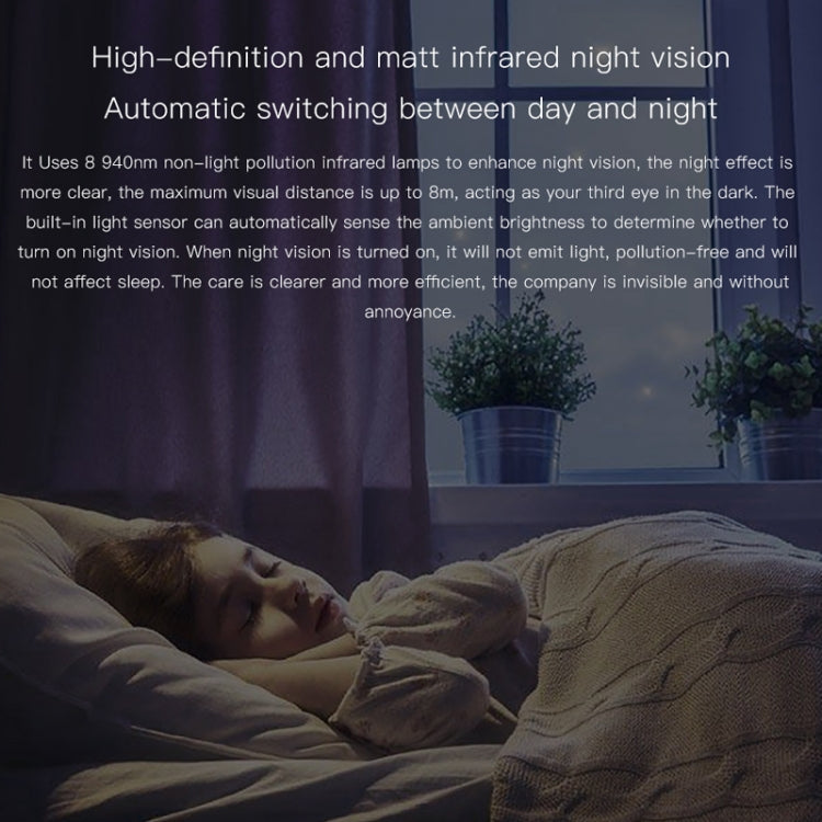 CAMSOY S1 HD 1280 x 720P 140 Degree Wide Angle Wireless WiFi Intelligent Surveillance Camera