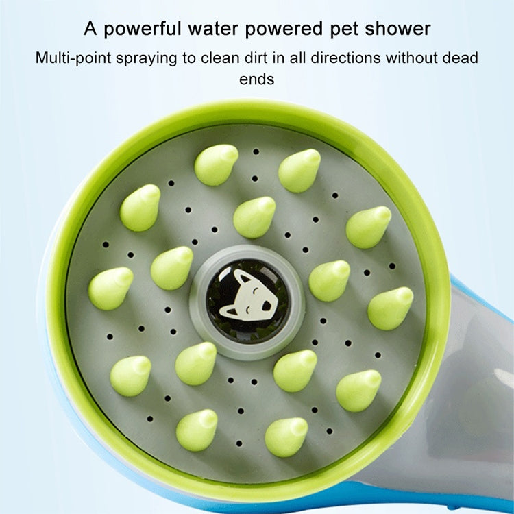 Pet Shower Shower Brush with Non-slip Handle Nozzle