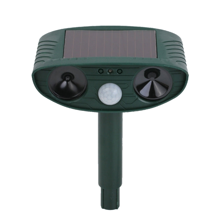 Powerful Ultrasonic Solar-powered Animal Repeller With PIR Sensor & Light Sensor
