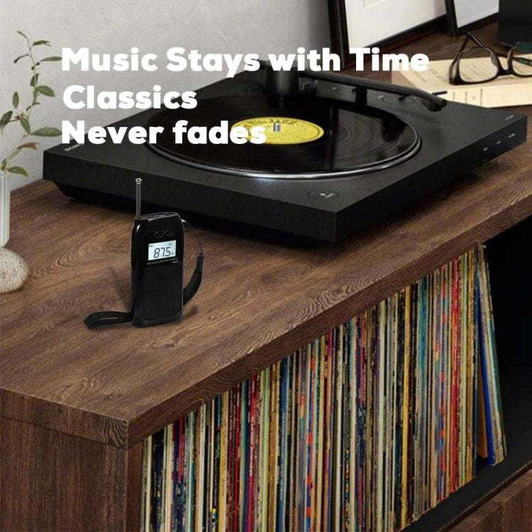 K-605 Portable FM / AM / SW Full Band Stereo Radio, Support TF Card