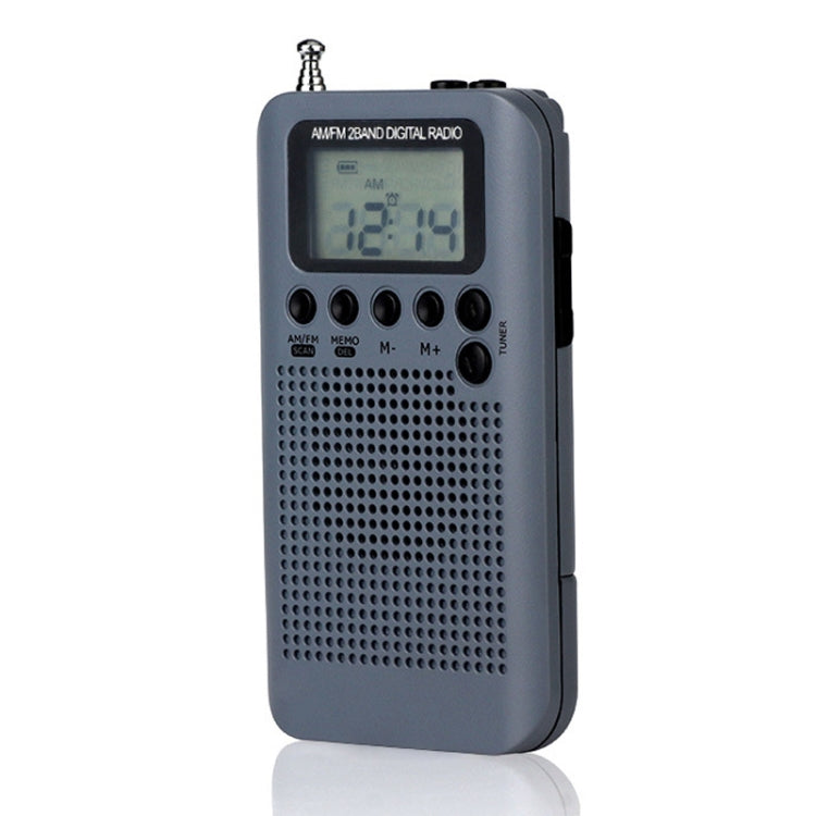 HRD-104 Mini Portable FM + AM Two Band Radio with Loudspeaker
