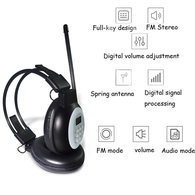 HRD-308S Portable FM Campus Radio Receiver Headset
