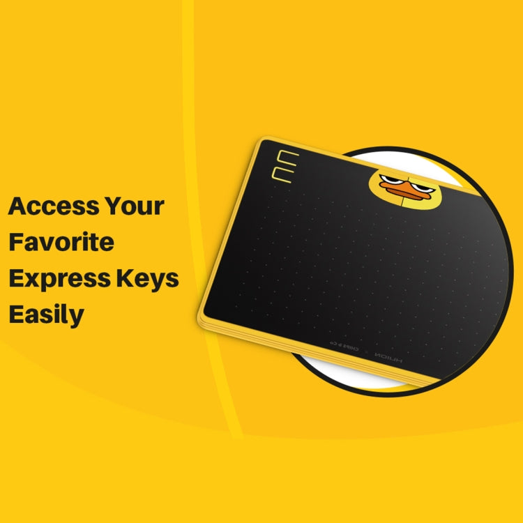 HUION HS64 Chips Special Edition 5080 LPI Art Drawing Tablet with Battery-free Pen for Fun