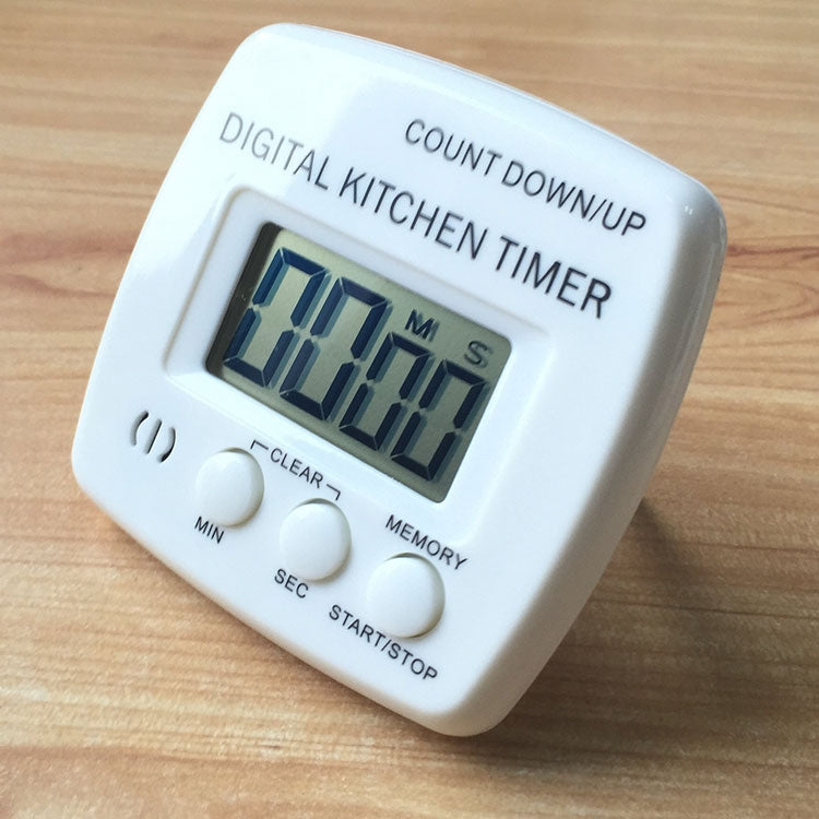 Kitchen Timer Digital Electronic Loud Alarm Magnetic Backing With Holder for Cooking Baking Sports Games Office