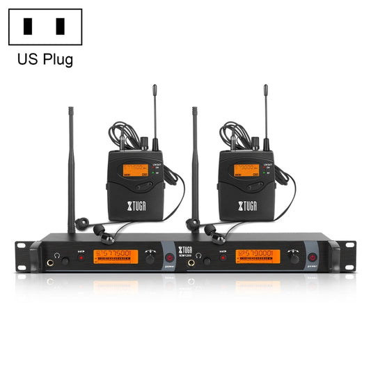 XTUGA IEM1200 Wireless Transmitter 2 Bodypack Stage Singer In-Ear Monitor System