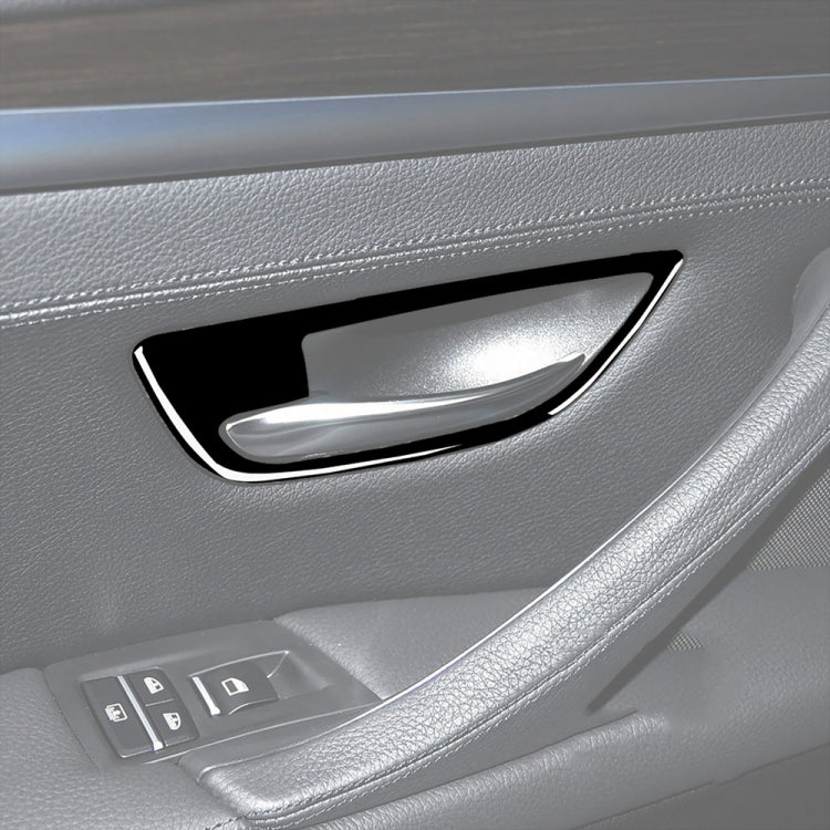 For BMW 5 Series F10 2011-2017 4pcs Car Door Handle Frame Decorative Sticker,Left and Right Drive Universal