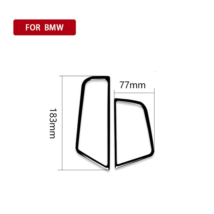 For BMW 5 Series F10 2011-2017 Car Side Air Outlet Frame Decorative Sticker,Left Drive