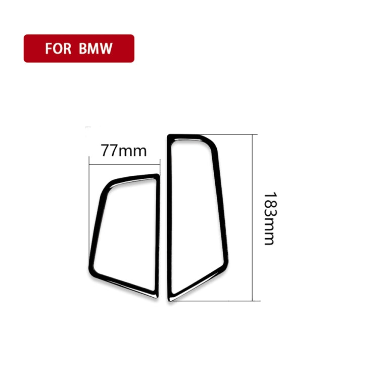 For BMW 5 Series F10 2011-2017 Car Side Air Outlet Frame Decorative Sticker,Right Drive