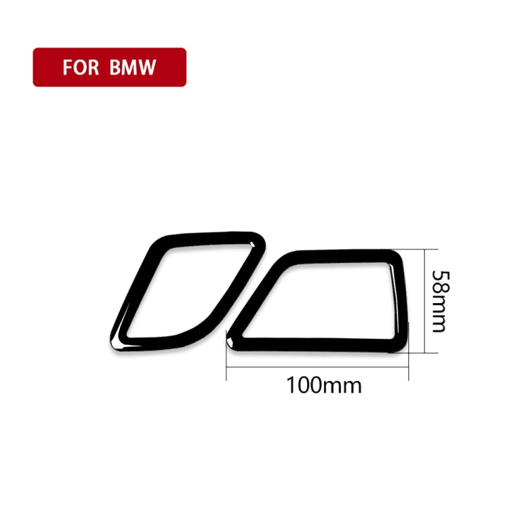 For BMW 5 Series F10 2011-2017 Car Instrument Air Outlet Decorative Sticker,Left Drive