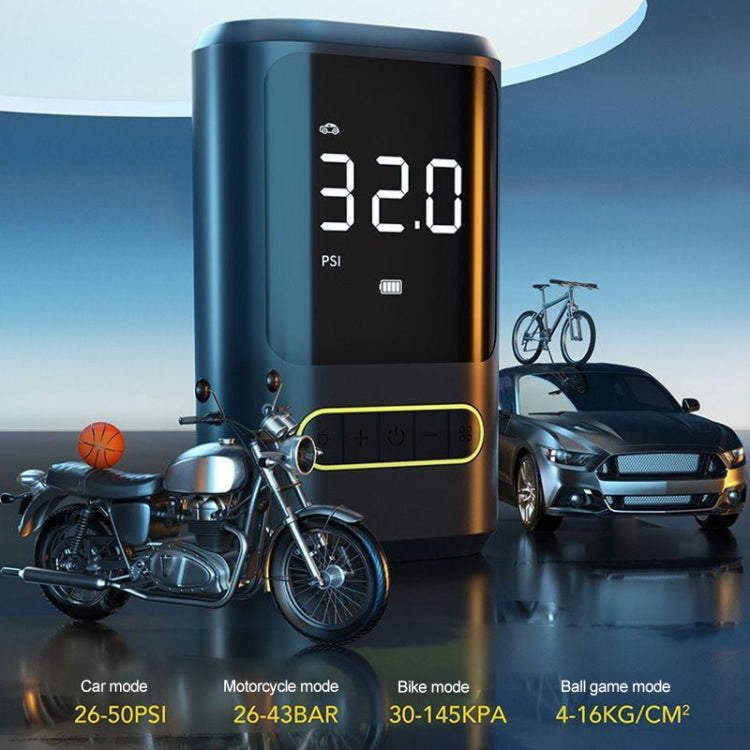 ATJ-8466 Portable Car Tire Air Pump Digital Display Wireless Electric Air Pump, Style: Dual Power