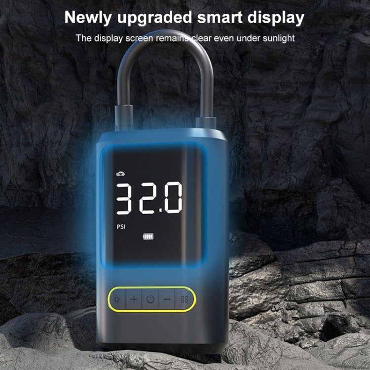 ATJ-8466 Portable Car Tire Air Pump Digital Display Wireless Electric Air Pump, Style: Dual Power