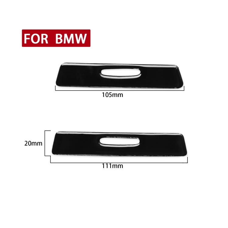 For BMW 3 Series E90 2005-2012 2pcs Car Cup Holder Decorative Sticker,  Left and Right Drive Universal