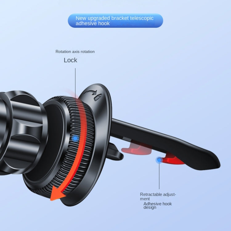 F73 MagSafe Magnetic Suction 360 Degree Rotating Car Phone Holder