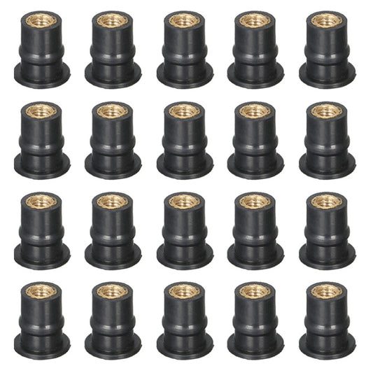 20pcs / 1 Set M5 Universal Motorcycle Windshield Brass Nuts