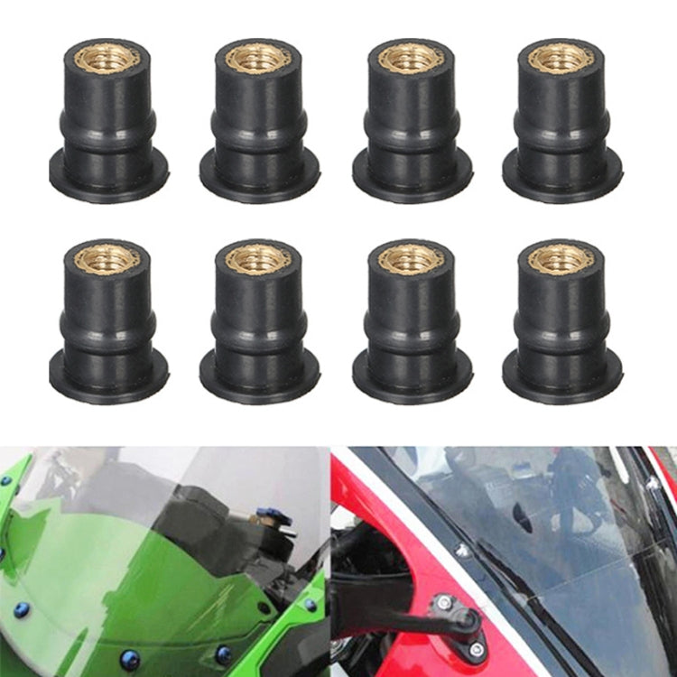 20pcs / 1 Set M5 Universal Motorcycle Windshield Brass Nuts