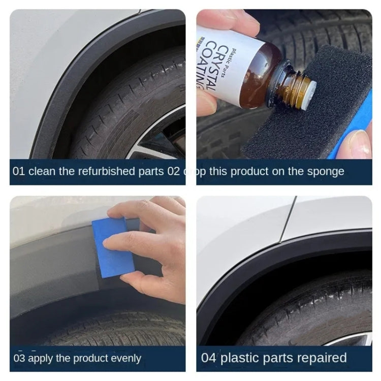 Car Crystal Plating Plastic Refurbishment Fluid, Capacity: 30ml